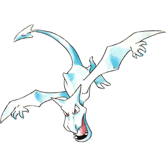 Aerodactyl watercolour artwork
