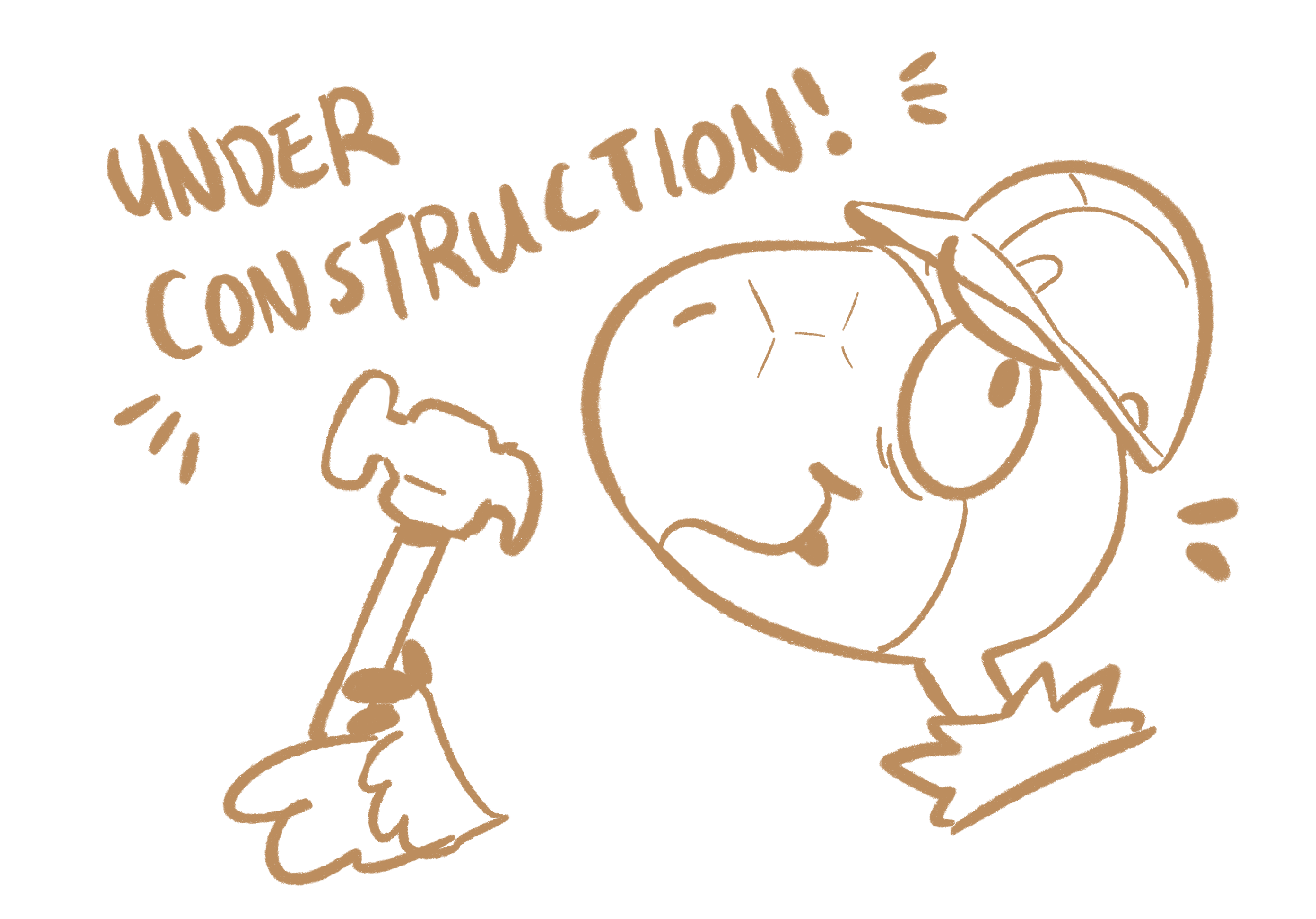 A drawing of an Archen with the words Under Construction